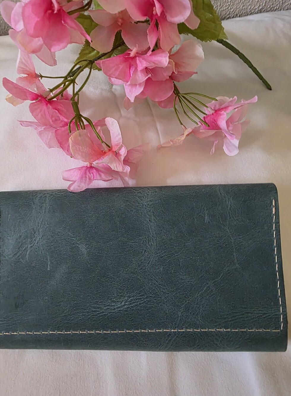 Portland Leather Aqua  Rancher Wallet - Picture 2 of 9